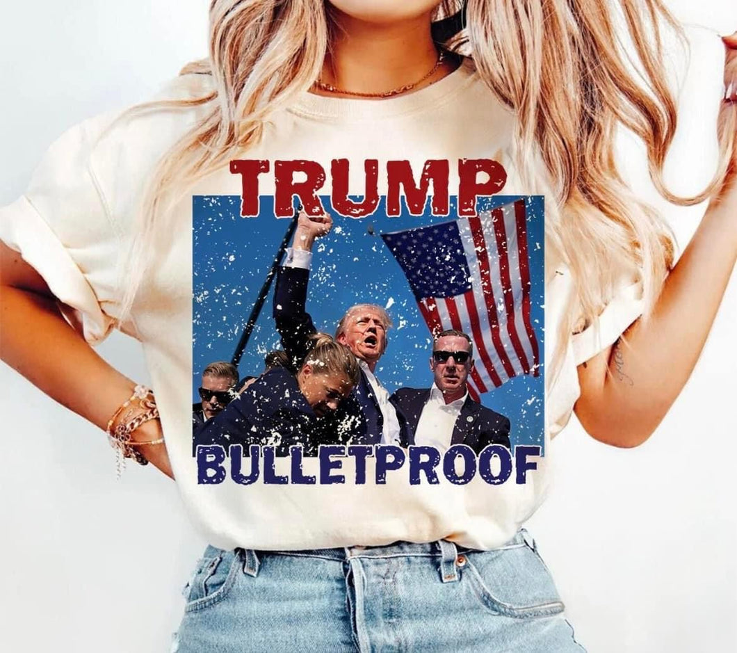 Trump bulletproof