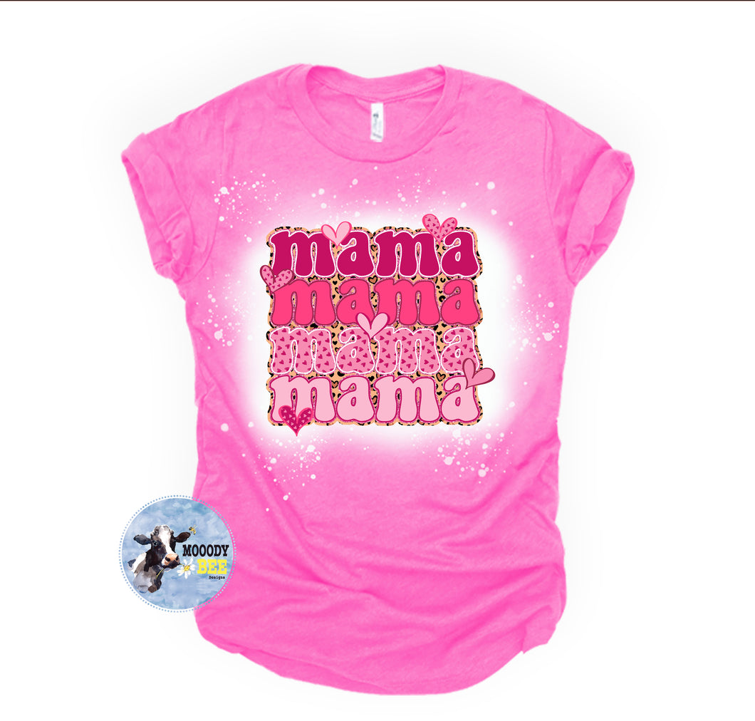 Mama Valentine Pink Leopard