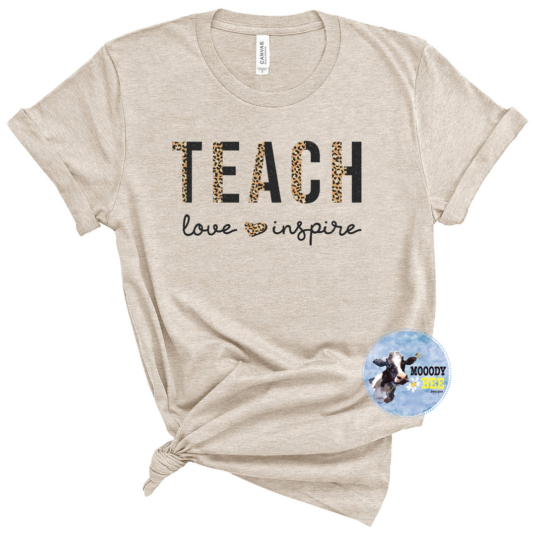 Teacher Love Inspire - Leopard